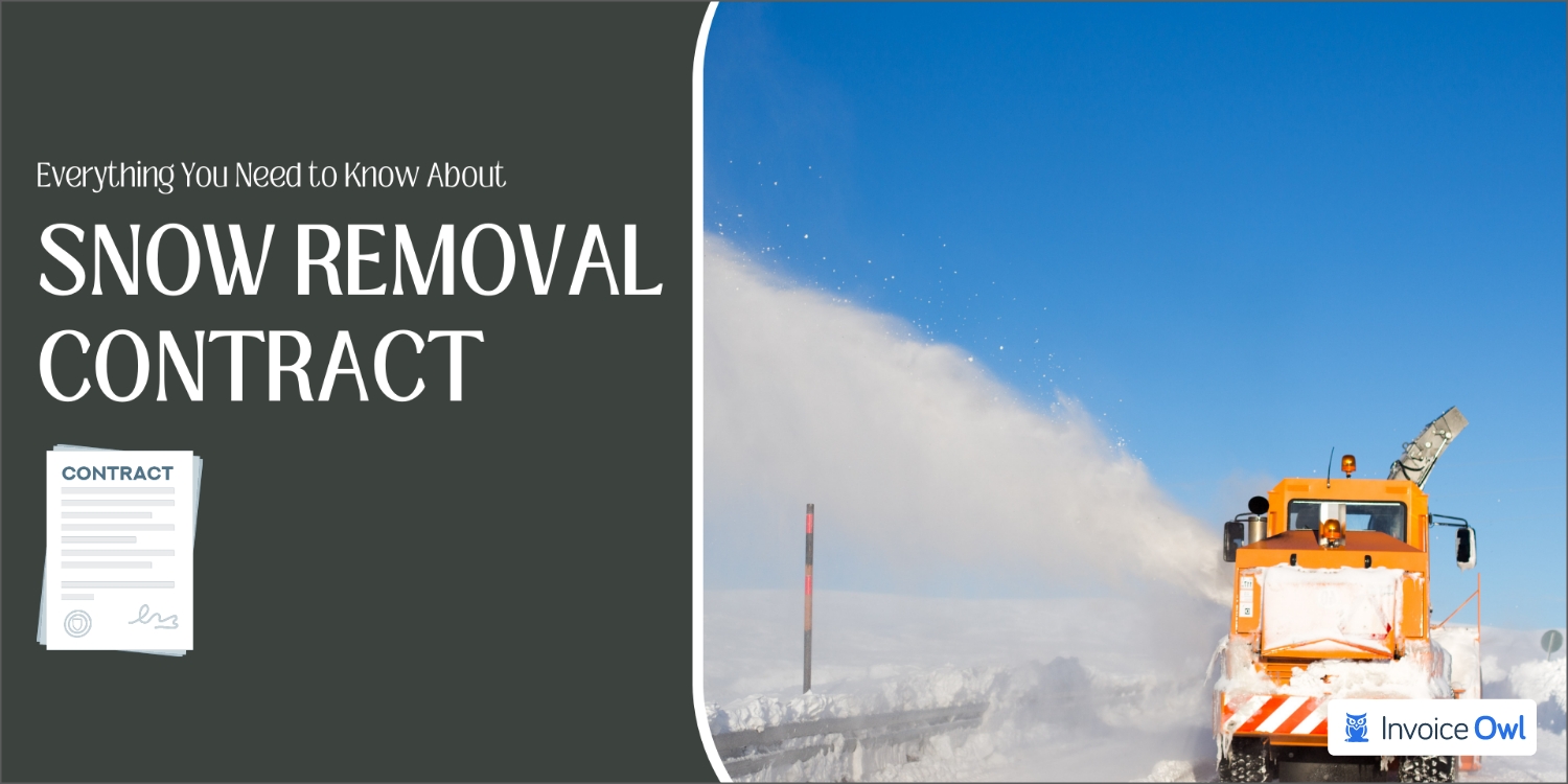 Snow removal contract