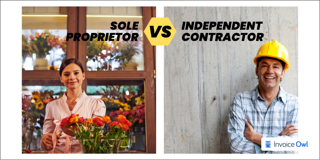 Sole proprietor vs. independent contractor