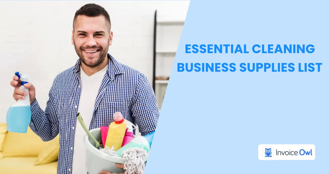 Essential cleaning business supplies list