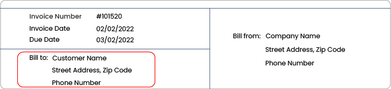 Add your client details