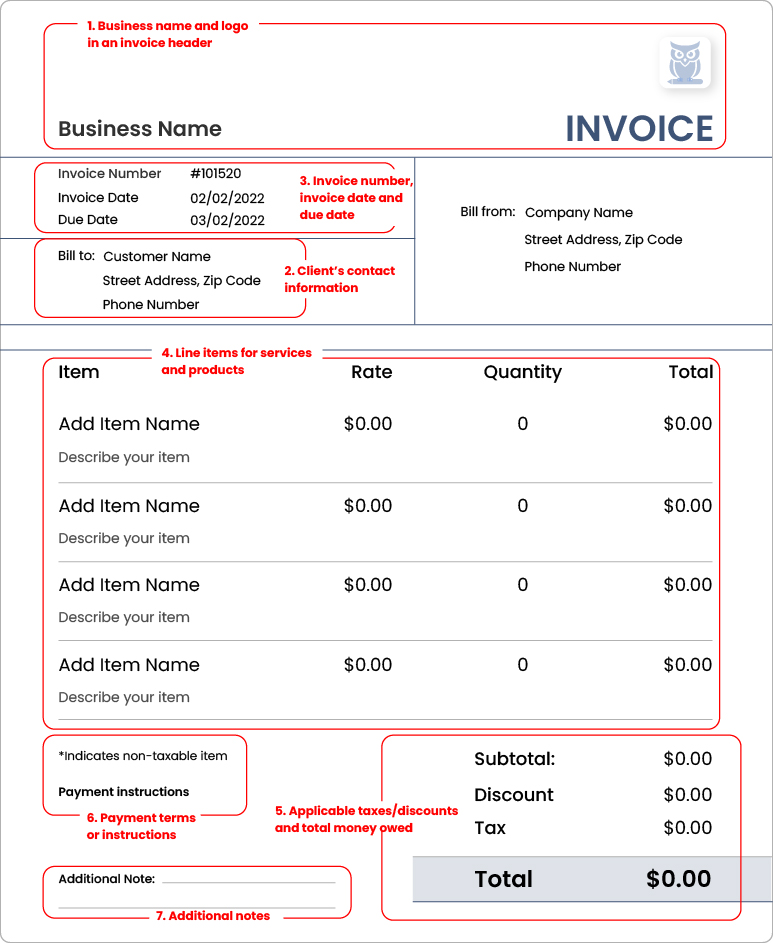 How to make an invoice