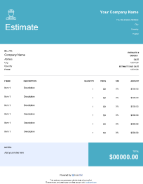 Google doc invoice template